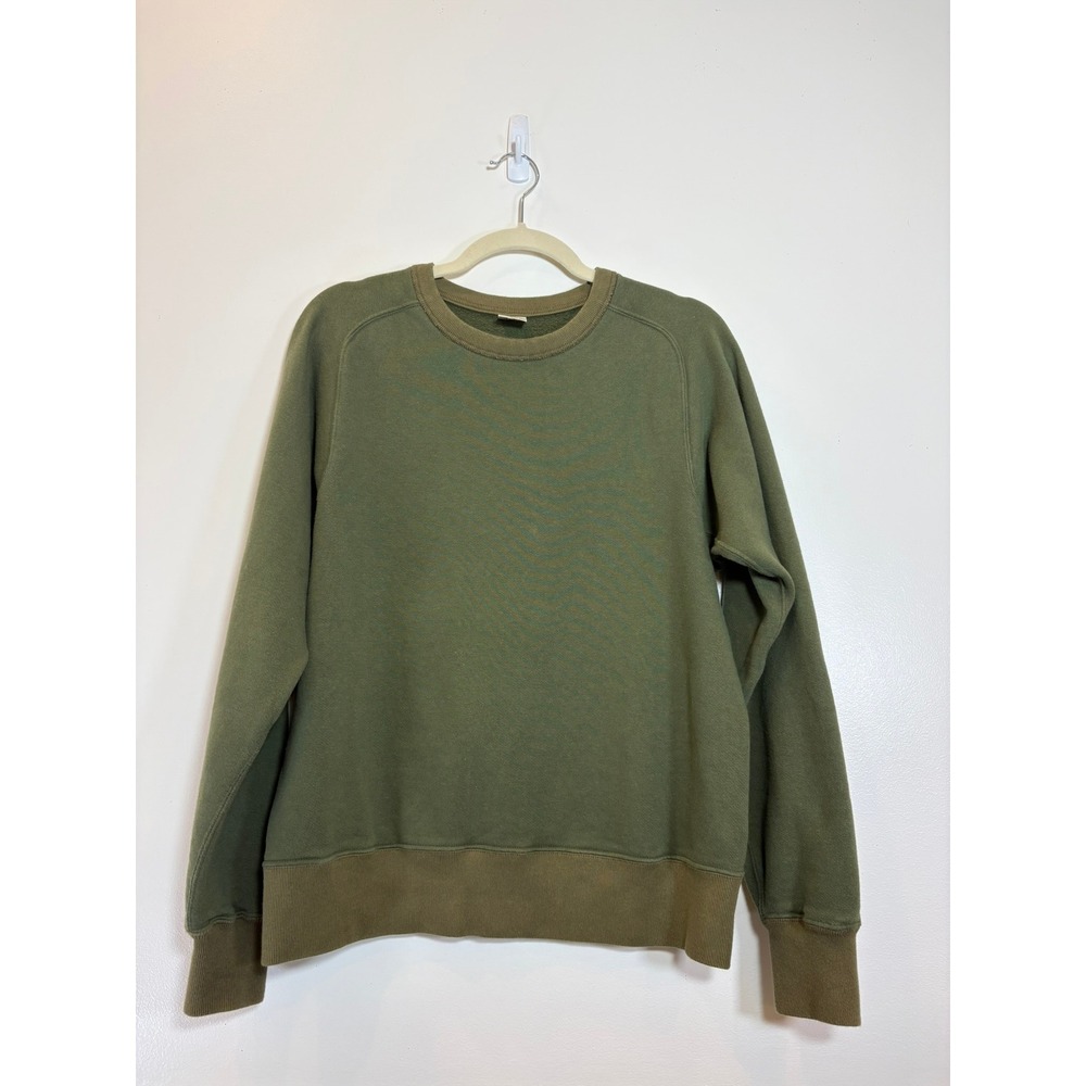 Buzz Rickson's Sportwear Freedom Sleeve Olive Green Sweatshirt Made Japan Men M